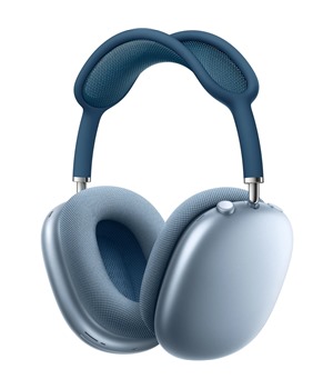 Apple AirPods Max bezdrátová sluchátka s potlačením hluku blankytně modrá