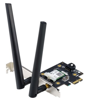 ASUS PCE-AX3000 sov karta s podporou Wi-Fi 6 ern