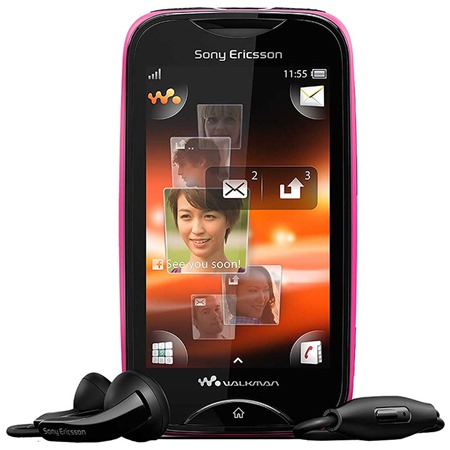 Sony Ericsson WT13i Mix Walkman Pink on Black