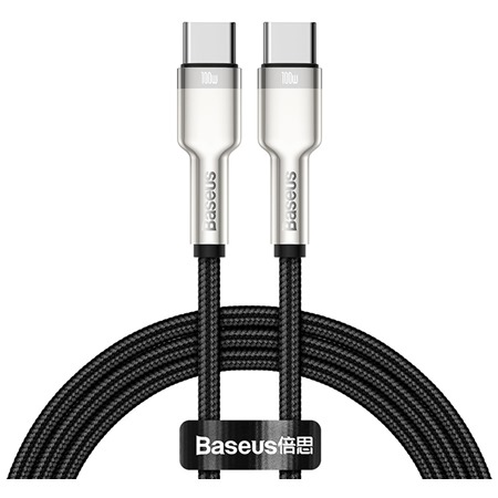 Baseus Cafule Series USB-C / USB-C 100W 1m opleten ern kabel
