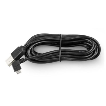 TrueCam USB-A / micro USB ve tvaru L, 3,5m ern kabel