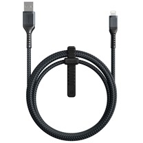 Nomad Kevlar USB-A / Lightning MFI 1,5m ern kabel