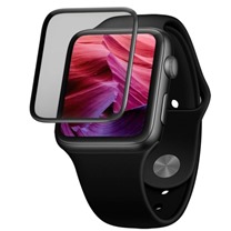FIXED 3D Full-Cover tvrzen sklo pro Apple Watch 40mm s apliktorem Full-Frame ern