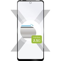 FIXED Full-Cover tvrzen sklo pro Motorola Moto G60 Full-Frame ern