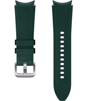 Samsung Leather Band polokoen emnek 20mm Quick Release pro smartwatch zelen (ET-SHR88SGEGEU) S / M