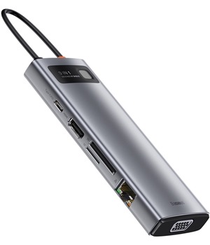 Baseus Metal Gleam 9v1 USB-C HUB ed