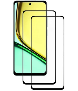 CELLFISH DUO 5D tvrzen sklo pro realme C67 Full-Frame ern 2ks