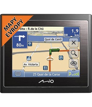 Náhled GPS navigace MIO Moov 200U, SIRF3, HDD 1GB, mapy Evropy (38 států)
