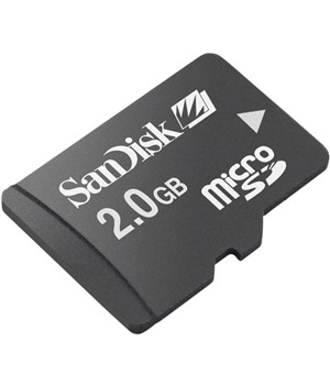 Náhled Paměťová karta microSDHC Transflash 2GB Sandisk bez adapteru