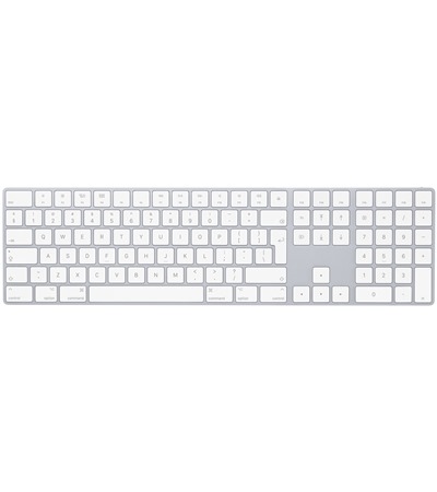 Apple Magic Keyboard klvesnice pro Mac s numerikou CZ stbrn TB Clean stlaen vzduch 600ml 