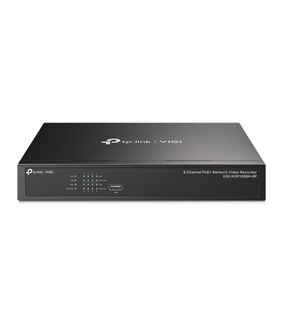 TP-Link VIGI NVR1008H-8P sov videorekordr ern ADATA Premier Class microSDHC 32GB + SD adaptr ,LDNIO SC10610 prodluovac kabel 2m 10x zsuvka, 5x USB-A, 1x USB-C bl 