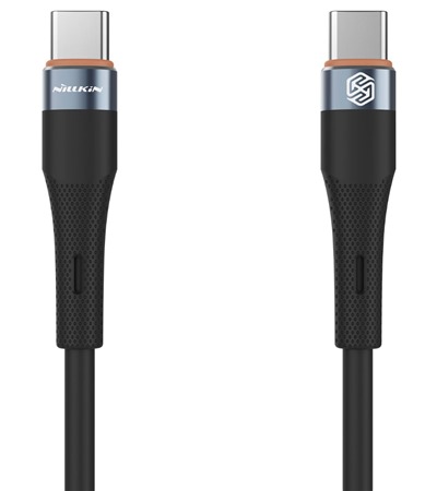 Nillkin Flowspeed Liquid Silicone USB-C/USB-C 60W 1,2m ern kabel