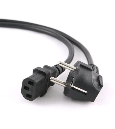 C-TECH 3pin / 230V VDE 3m ern nabjec kabel Sleva 15% na organizr kabel  