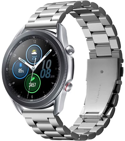Spigen Modern Fit Watch Band nerezov emnek 22mm Quick Release pro smartwatch stbrn