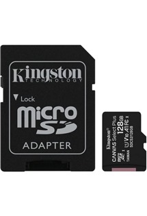 Kingston microSDXC 128GB Canvas Select Plus + SD adaptr