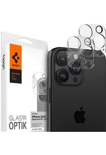 Spigen Glass.tR EZ Fit Optik tvrzen sklo na oky fotoapartu pro Apple iPhone 15 Pro / 15 Pro Max / 14 Pro / 14 Pro Max 2ks ir