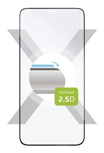 FIXED Full-Cover tvrzen sklo pro Apple iPhone 12 mini Full-Frame ern