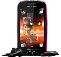 Sony Ericsson WT13i Mix Walkman Pink on Black