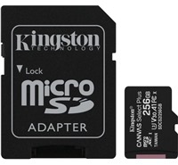 Kingston microSDXC 256GB Canvas Select Plus + SD adaptr