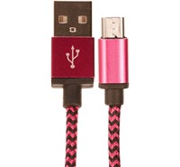 CELLFISH USB-A / micro USB 1m opleten rov kabel