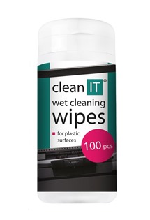 CLEAN IT čistící ubrousky mokré na plasty 100ks
