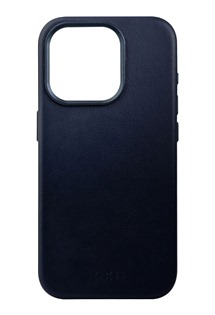 FIXED MagLeather kožený zadní kryt s podporou Magsafe pro Apple iPhone 15 modrý