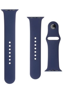 FIXED Silicone Strap Set silikonových řemínků pro Apple Watch 42 / 44 / 45 / 49mm modrý