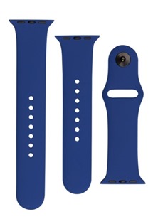 FIXED Silicone Strap Set silikonových řemínků pro Apple Watch 42 / 44 / 45 / 49mm oceánsky modrý