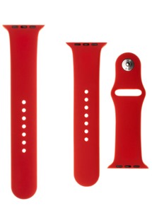 FIXED Silicone Strap Set silikonových řemínků pro Apple Watch 42 / 44 / 45 / 49mm červený