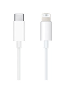 Apple MQGJ2ZM/A USB-C / Lightning 1m bílý kabel, bulk
