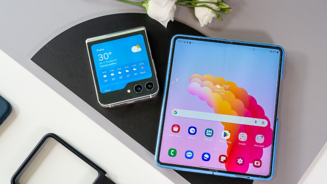 Galaxy Z Flip5 a Z Fold5: Samsung představil nové ohebné telefony