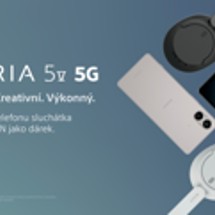 Prodej SONY Xperia 5 V zahjen. Prvn zjemci dostanou sluchtka SONY WH-CH720N v hodnot 2 990 K