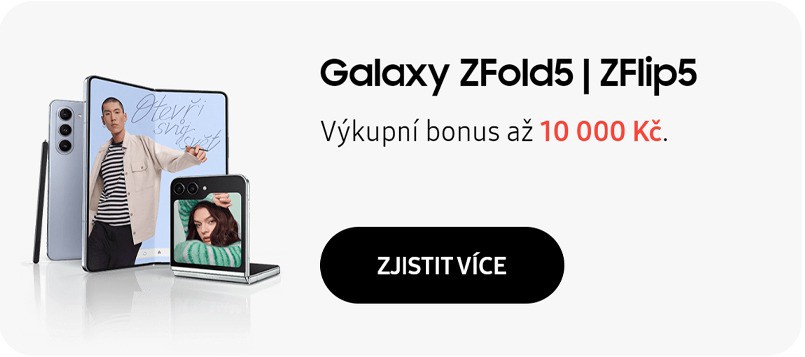 Galaxy ZFold5 výkupní bonus 10 000 Kč