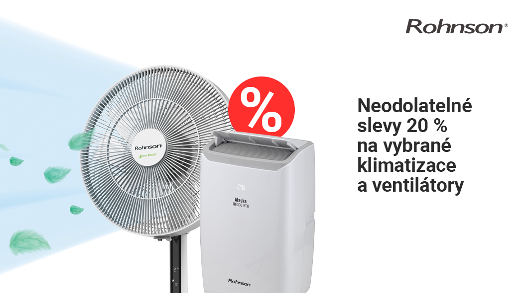 Připravte se na letní pařáky s Rohnson: Slevy až 20 %!