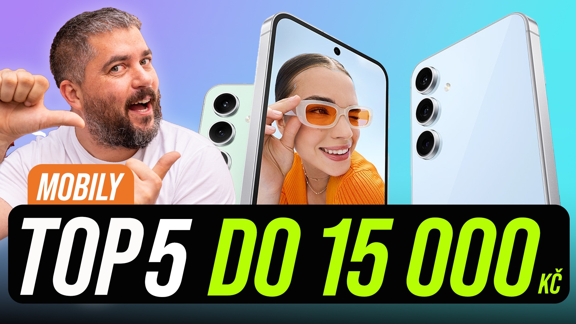 TOP 5 nejlepších telefonů do 15 000 Kč [jaro/léto 2025]