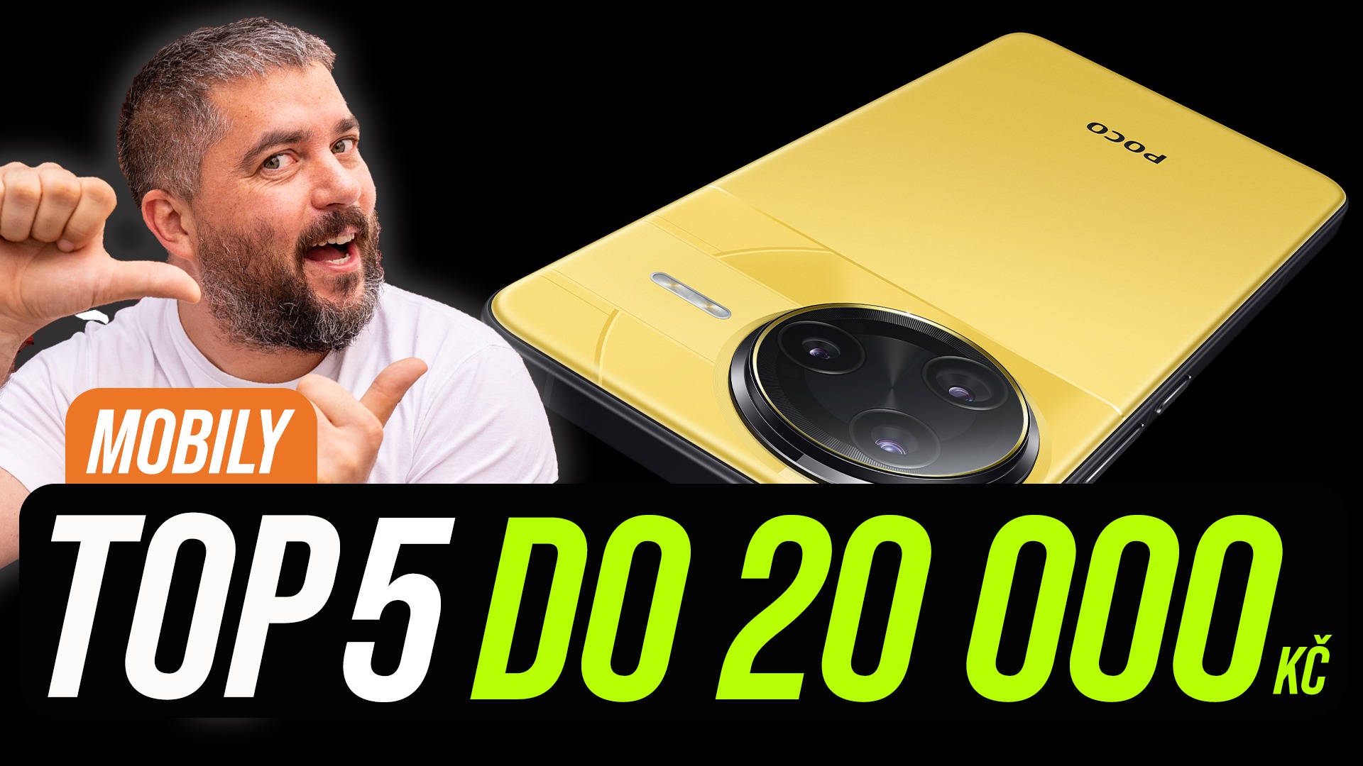 TOP 5 nejlepších telefonů do 20 000 Kč [jaro/léto 2025]