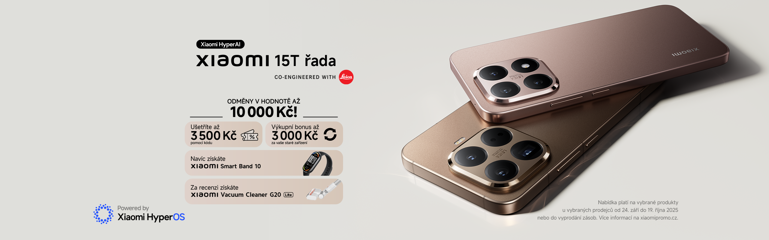 Bonusy k Xiaomi 15T řadě