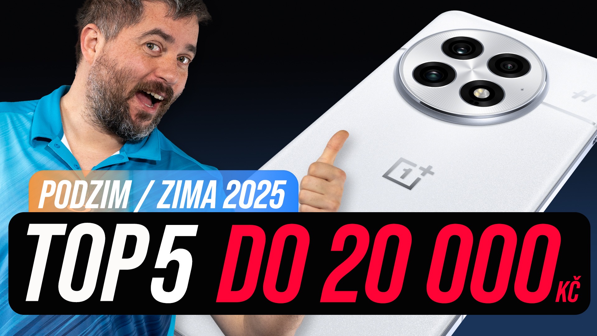TOP 5 nejlepších telefonů do 20 000 Kč [podzim/zima 2025]