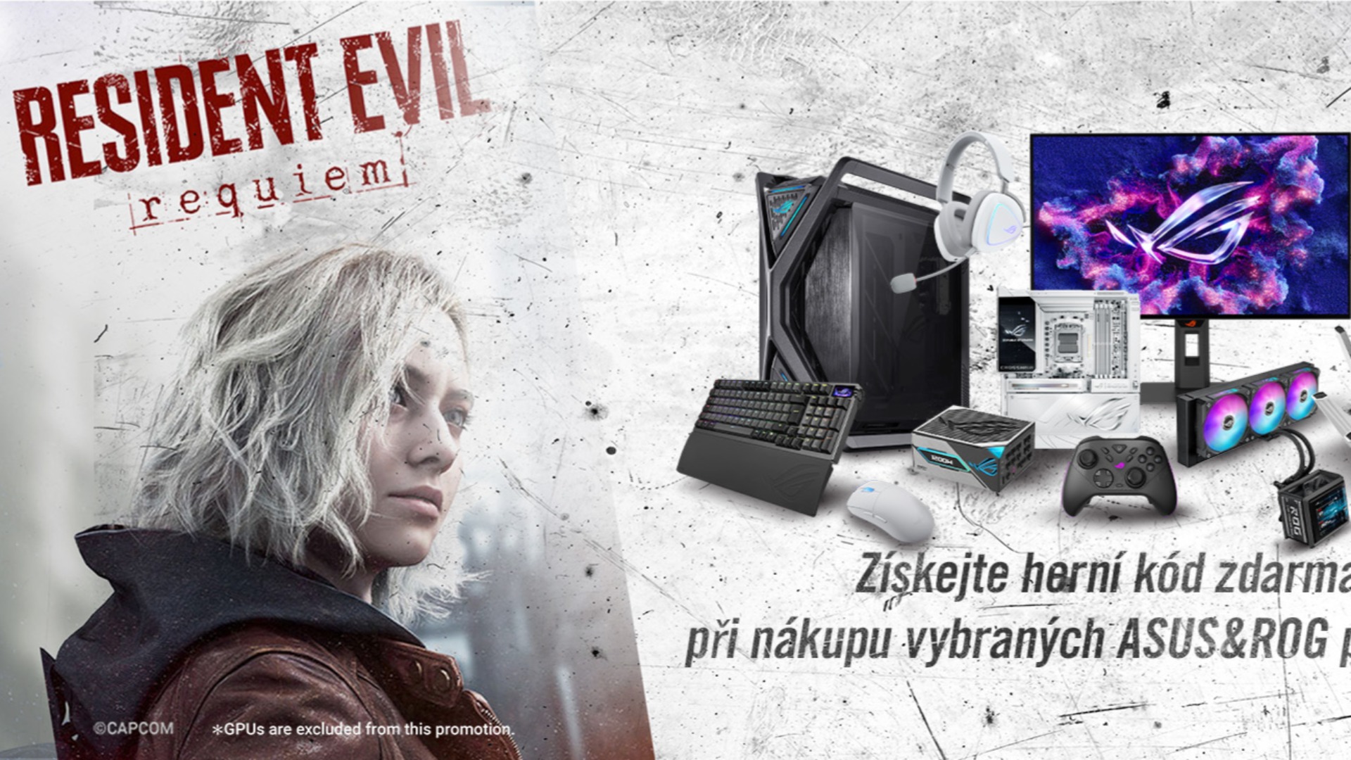 Zakupte si vybraný ASUS & ROG produkt a získejte Resident Evil Requiem