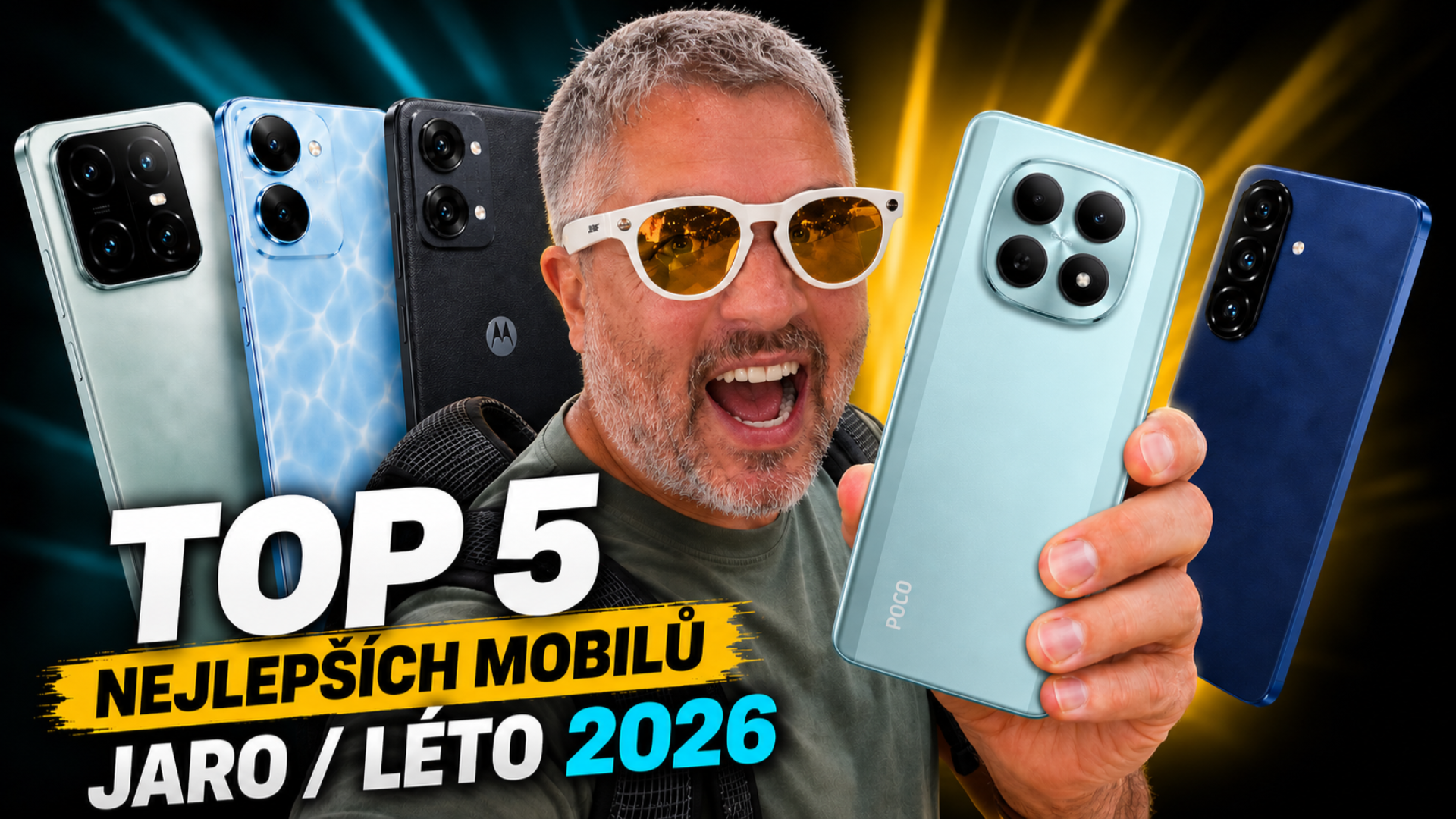 TOP 5 nejlepších telefonů do 5 000 Kč [jaro/léto 2026]