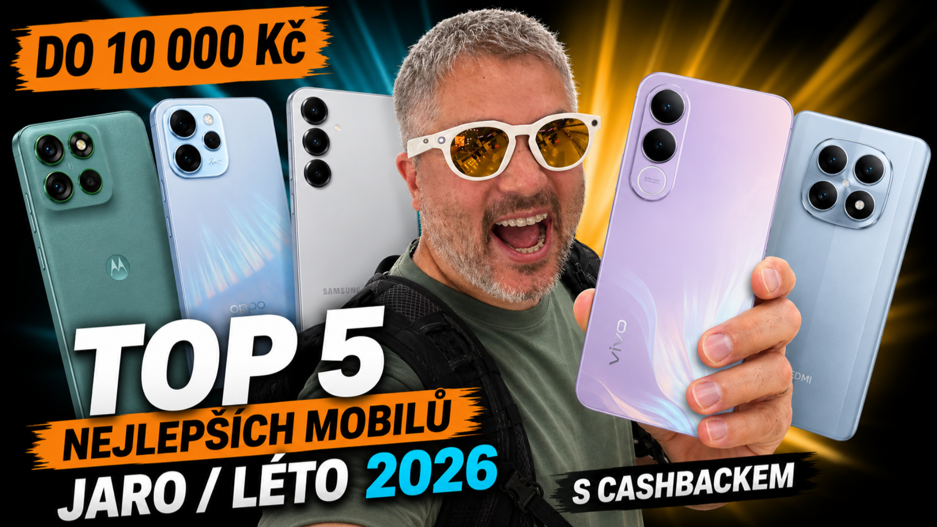 TOP 5 nejlepších telefonů do 10 000 Kč [jaro/léto 2026]