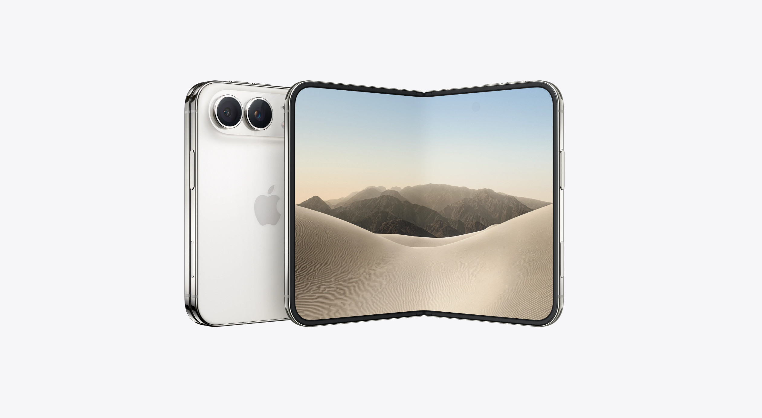 Apple iPhone Duo v barvě Nebesky bílá