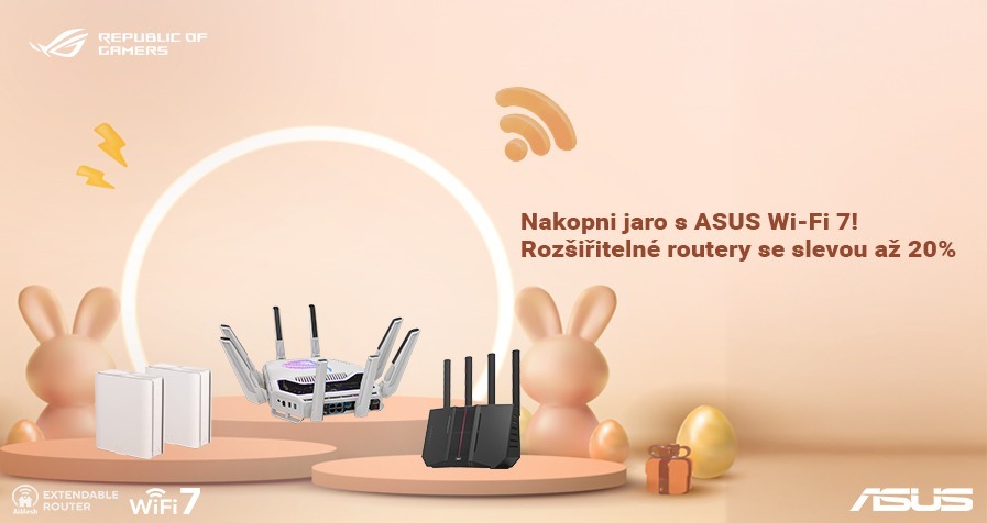 Routery se slevou až 20 %