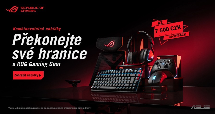 ROG Gaming Gear Cashback je zpět!