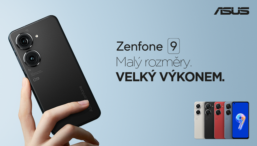 Asus Zenfone 9 si vás získá kompaktností a nadupaným výkonem | Předprodej s dárky za 2 390 Kč se obzvlášť vyplatí 