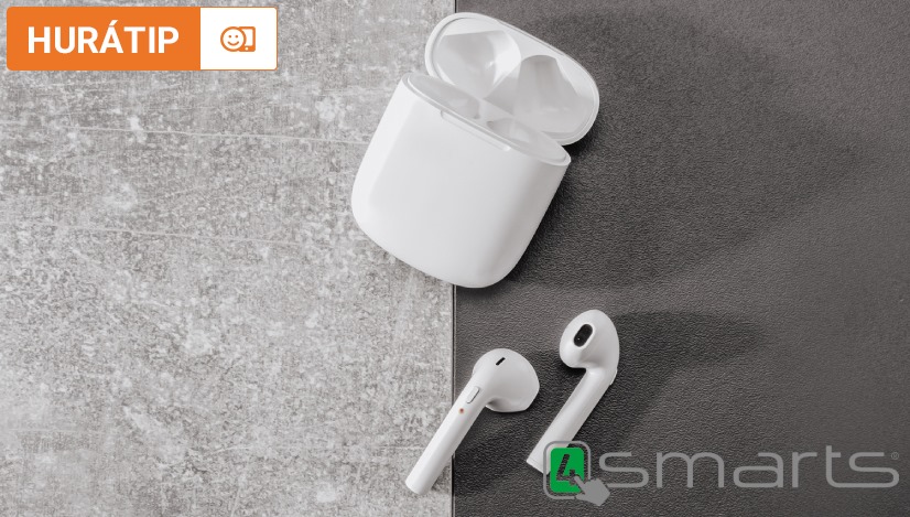 HURÁTIP: Kvalitní a levná sluchátka na styl Apple Airpods - 4smarts Eara TWS SkyPods Lite