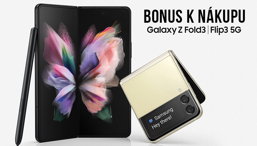 Předprodejový bonus k Samsung Galaxy Z Fold3 5G a Galaxy Z Flip3 5G