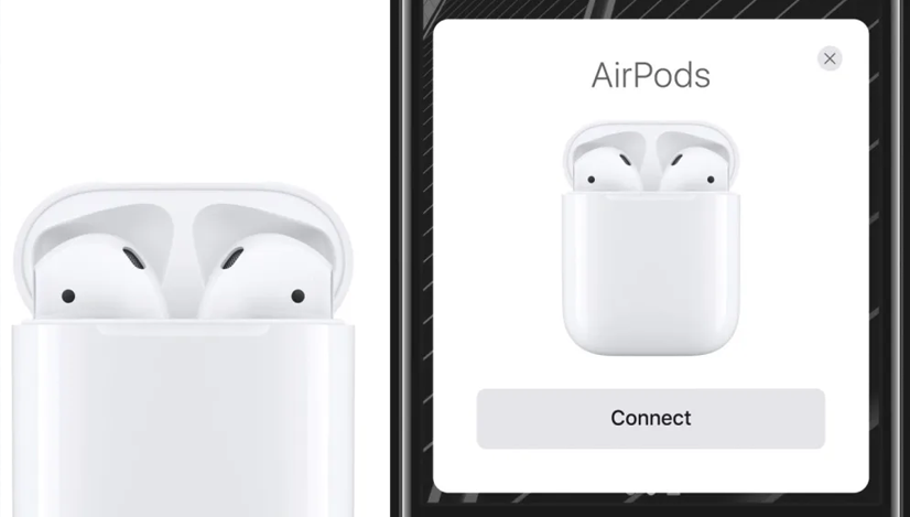 Apple párování sluchátek AirPods