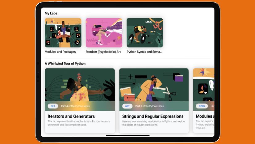 tinkestellar — prostředí aplikace