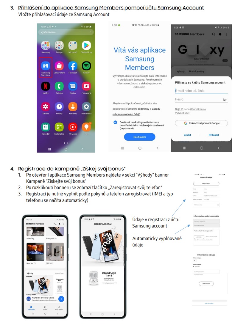 Samsung Member Galaxy A53 bonus